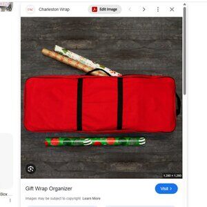 Charleston Bags Gift Wrap Organizer
